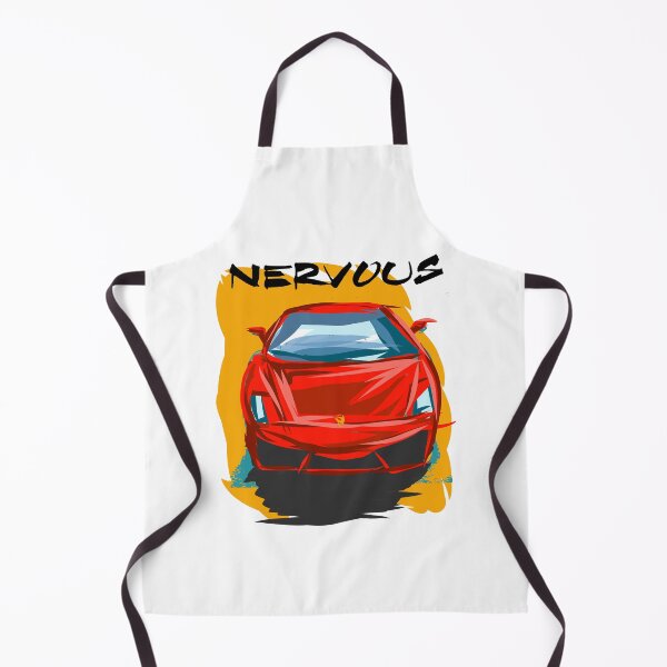 Item preview, Nervous Hot Rod – Red Retro Car Lithograph designed and sold by Mark Malinowski.