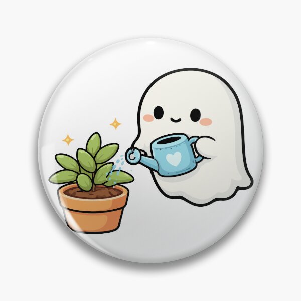 Item preview, Ghost Watering a Houseplant designed and sold by OniumEth.