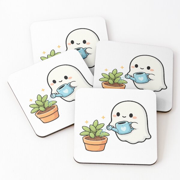 Item preview, Ghost Watering a Houseplant designed and sold by OniumEth.