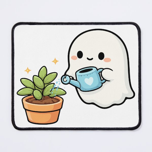 Item preview, Ghost Watering a Houseplant designed and sold by OniumEth.