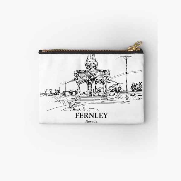 Item preview, Fernley NV- Ink Cityscape Illustration designed and sold by Lakeric Cityscapes.