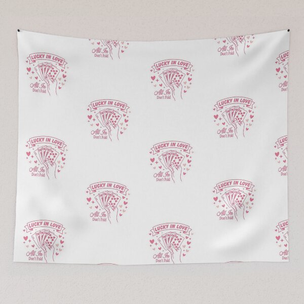 Item preview, Lucky in love, all in don't fold designed and sold by ArtzyFlow.