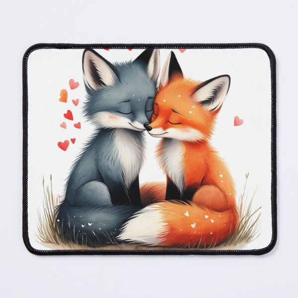 Item preview, Cute fox love! designed and sold by fribabywonder.