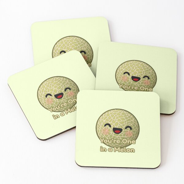 Item preview, You're One in a Melon - Cute Fruit Pun designed and sold by AlexAnewArt.