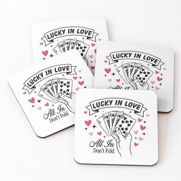 Item preview, Lucky in love, all in don't fold designed and sold by ArtzyFlow.