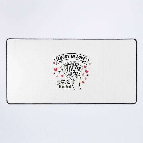 Item preview, Lucky in love, all in don't fold designed and sold by ArtzyFlow.