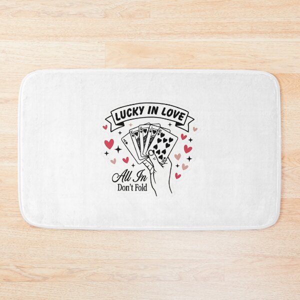 Item preview, Lucky in love, all in don't fold designed and sold by ArtzyFlow.