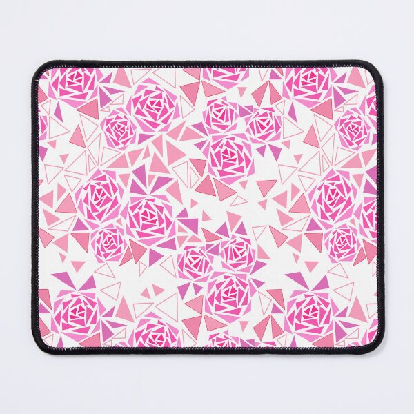 Item preview, pink mosaic floral pattern retro designed and sold by fuzzyfox.