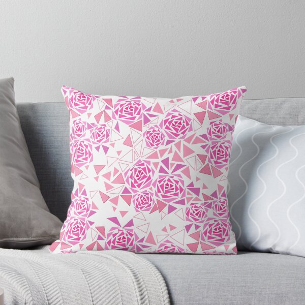 Item preview, pink mosaic floral pattern retro designed and sold by fuzzyfox.