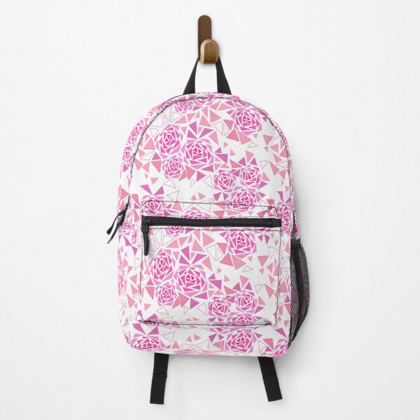 Item preview, pink mosaic floral pattern retro designed and sold by fuzzyfox.