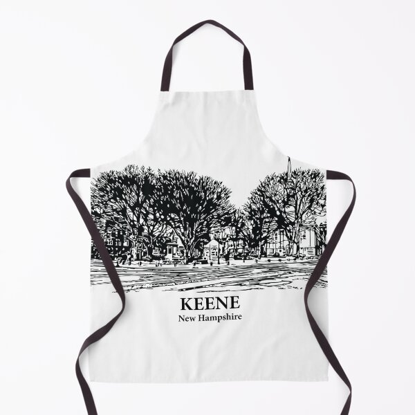 Item preview, Keene NH - Ink Cityscape Illustration designed and sold by Lakeric Cityscapes.