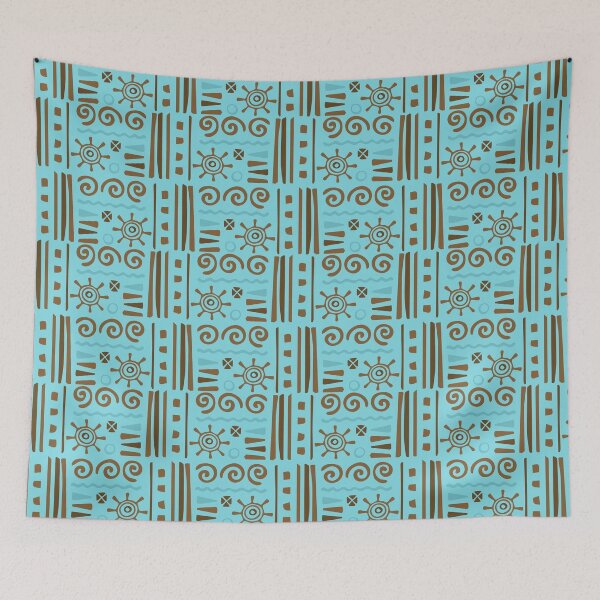 Item preview, Premium Afrocentric Tile - Ethnic Polynesian Tribal  - Christmas Gifts For Wife designed and sold by RoyalStarsPatts.