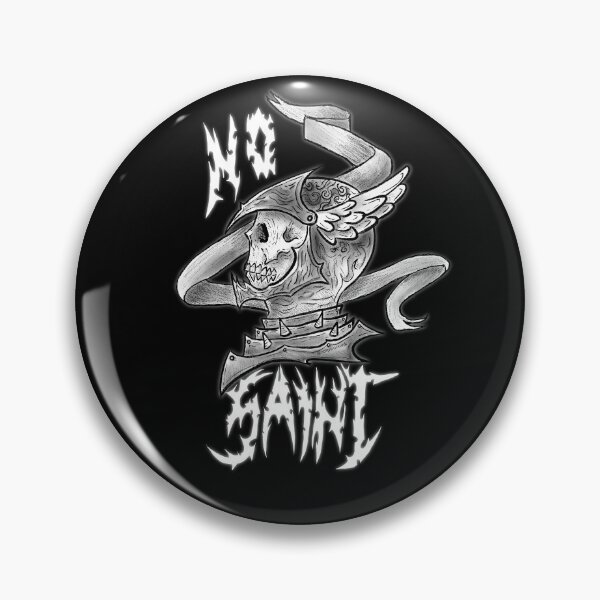 Item preview, Medieval Knight skull No Saint designed and sold by NOTPSICONINk.