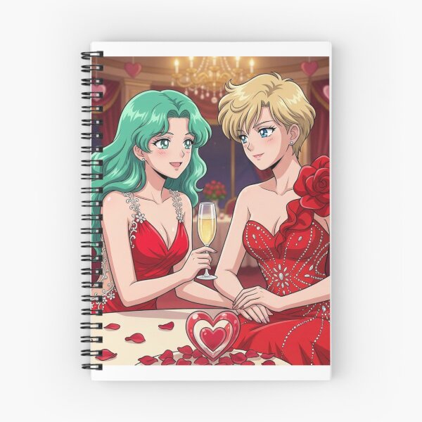 Item preview, Michiru and Haruka on Valentine's Day designed and sold by Solace Sparkles.
