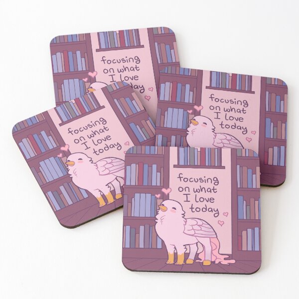 Item preview, "Focusing on What I Love Today" Library Hippogriff designed and sold by thelatestkate.