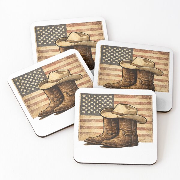 Item preview, Rustic Rodeo Patriot Western Cowboy Boots Hat Americana designed and sold by hourrianouar.