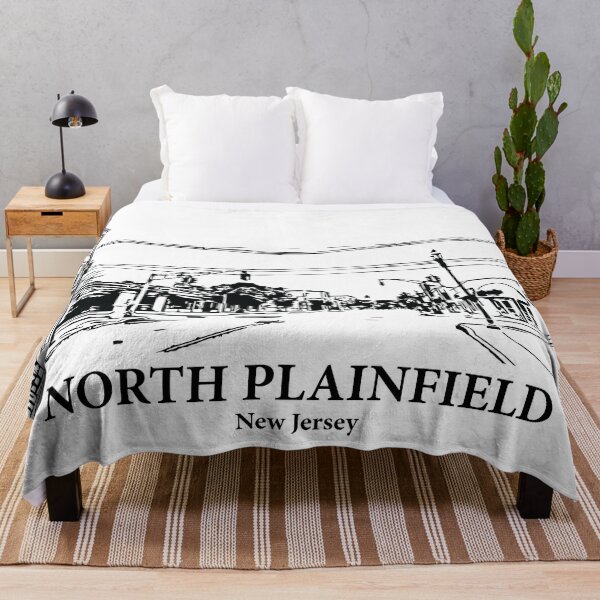 Item preview, North Plainfield NJ - Ink Cityscape Illustration designed and sold by Lakeric Cityscapes.