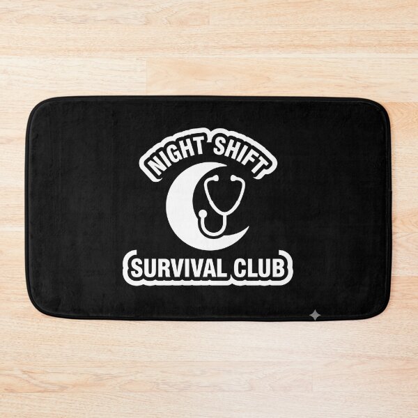 Item preview, Night Shift Survival Club - Funny Nurse Moon Stethoscope designed and sold by ruidoblanco.