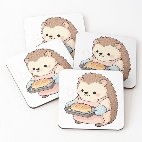 Item preview, Hedgehog baking bread designed and sold by OniumEth.