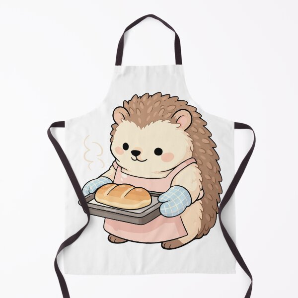 Item preview, Hedgehog baking bread designed and sold by OniumEth.