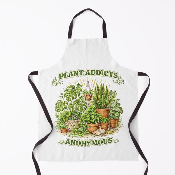 Item preview, Plant Addicts Anonymous – Botanical Embroidery Style Design designed and sold by SigilandThread.