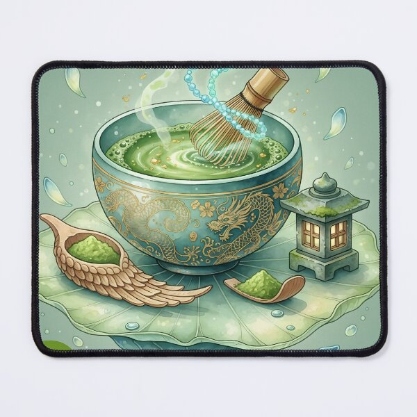 Item preview, Mystical Matcha: Dragon Bowl & Lantern. designed and sold by VibranPalette.