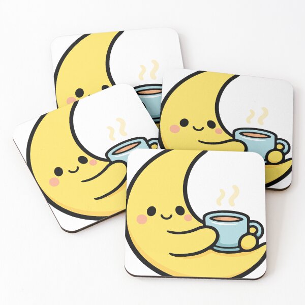 Item preview, Crescent Moon Holding a Teacup designed and sold by OniumEth.