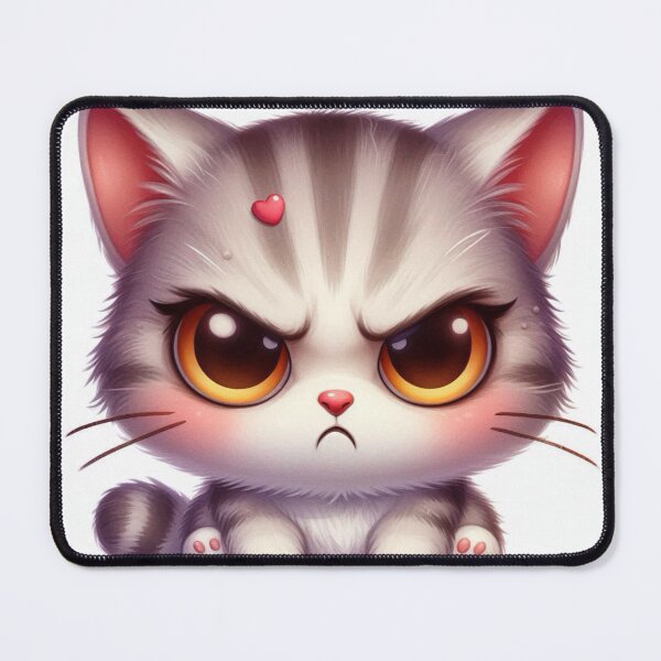 Item preview, Grumpy Heart Kitten designed and sold by TinCatOutPost.