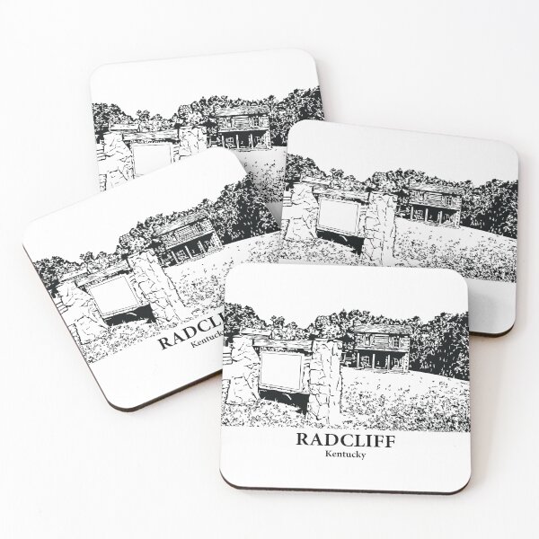 Item preview, Radcliff KY - Ink Cityscape Illustration designed and sold by Lakeric Cityscapes.