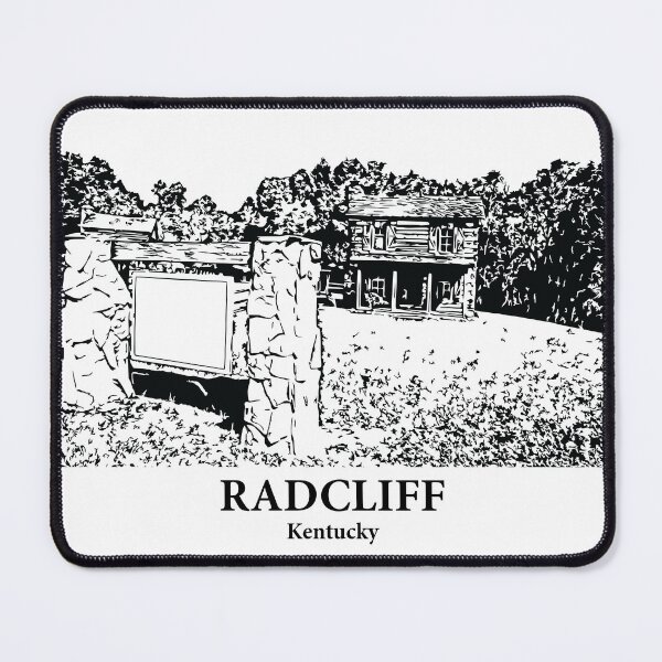 Item preview, Radcliff KY - Ink Cityscape Illustration designed and sold by Lakeric Cityscapes.