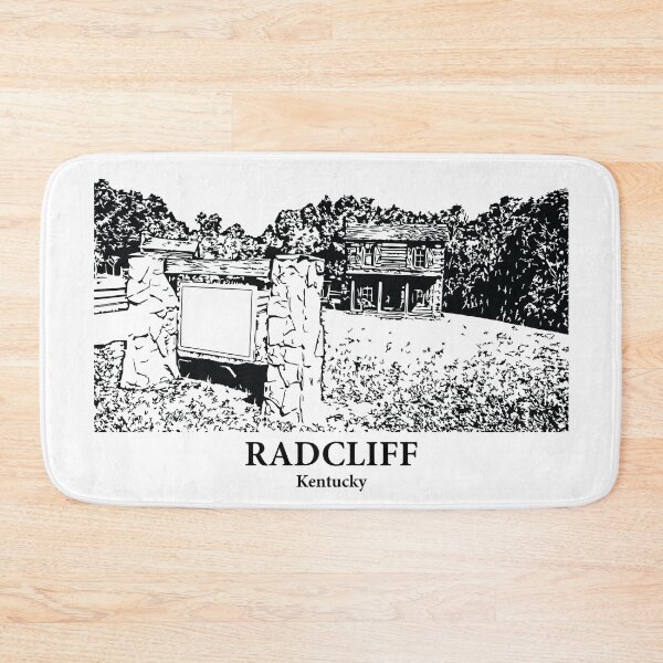 Item preview, Radcliff KY - Ink Cityscape Illustration designed and sold by Lakeric Cityscapes.