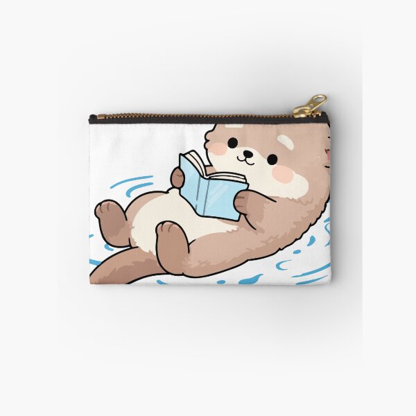 Item preview, Otter Floating with a Book designed and sold by OniumEth.