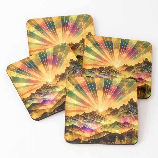 Item preview, Magical Majestic Colorful Sunrise Over Mountains Digital Art designed and sold by DEC02.