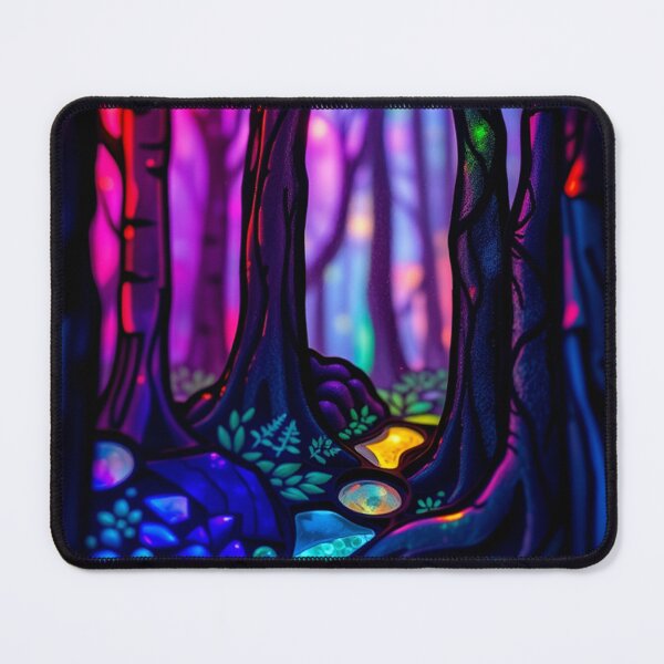 Item preview, Neon Forest Stained Glass designed and sold by Sachie's Studio.