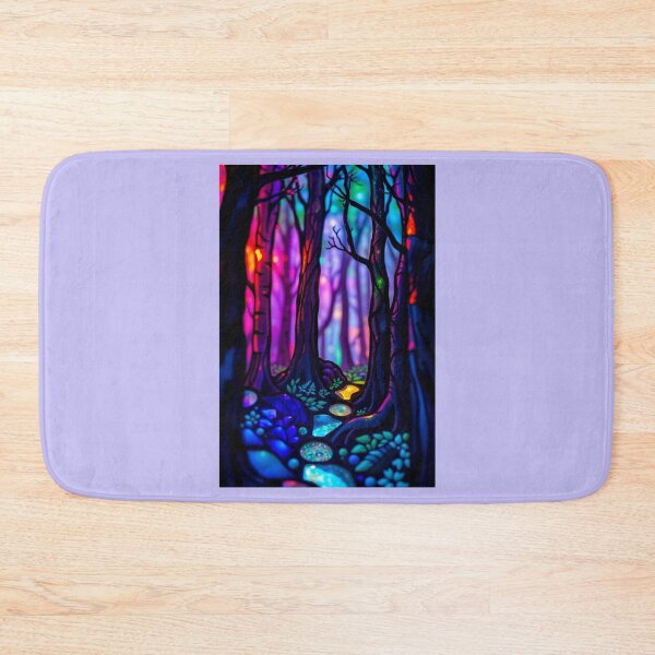 Item preview, Neon Forest Stained Glass designed and sold by Sachie's Studio.