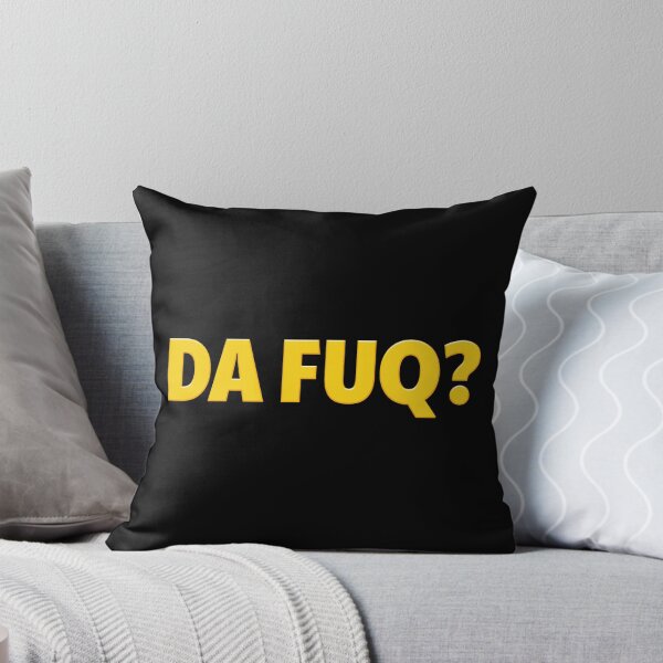 Item preview, Da Fuq? Bold Yellow designed and sold by Memes N Lore .
