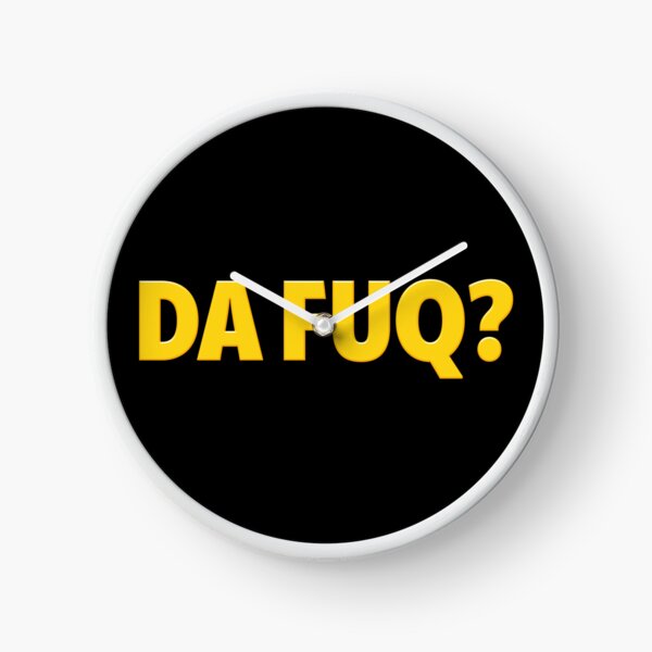 Item preview, Da Fuq? Bold Yellow designed and sold by Memes N Lore .