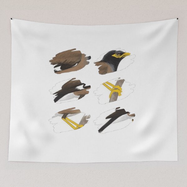 Item preview, Mynah bird  designed and sold by mariana adel.