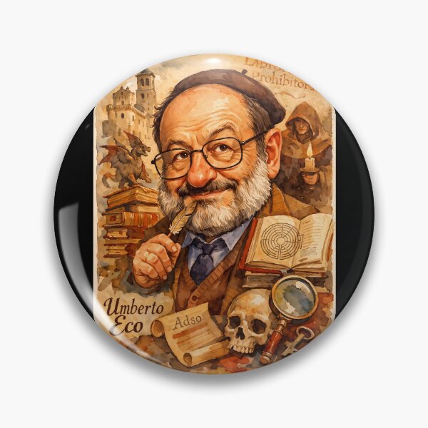 Item preview, Umberto Eco designed and sold by Sarcastic designs.