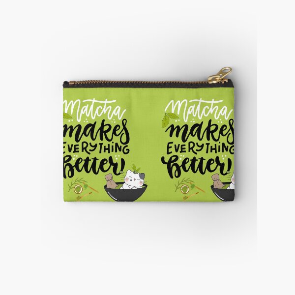 Item preview, Matcha Magic: Cute Cat Tea Illustration designed and sold by VibranPalette.