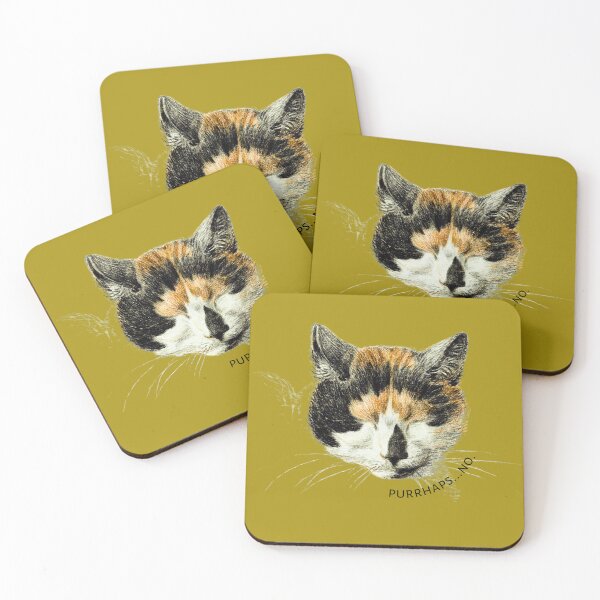 Item preview, Purrhaps...No | Snarky Cat Quote designed and sold by UBU-space.