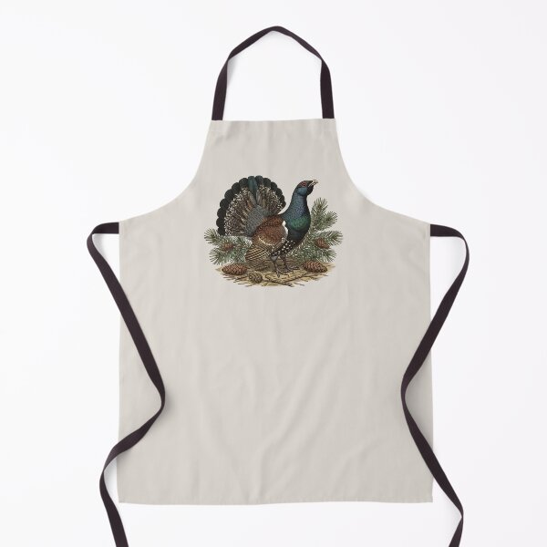 Item preview, Capercaillie Pine Forest Vintage Wildlife Art designed and sold by BirdsnStuff.