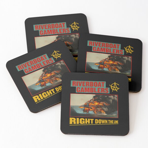 Item preview, Riverboats Gamblerss Right Down The Line designed and sold by MarvellTeeZone.