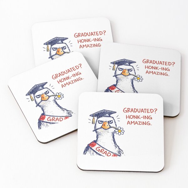 Item preview, Graduated? Honk-ing Amazing Goose | Funny Graduation Doodle Art designed and sold by ChubbyGoong.