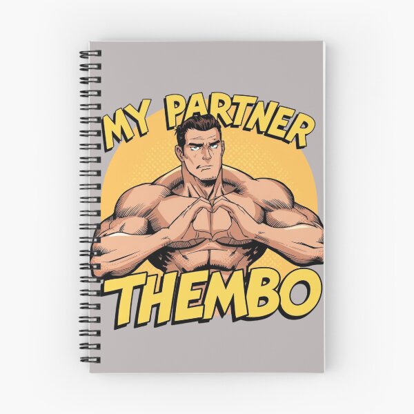 Item preview, Retro Comic Style My Partner Thembo Muscle Art designed and sold by rainbowgremlin.