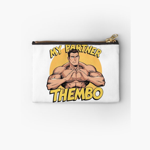Item preview, Retro Comic Style My Partner Thembo Muscle Art designed and sold by rainbowgremlin.