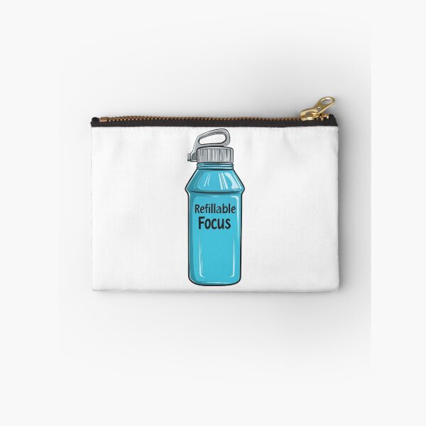 Item preview, Refillable Focus Water Bottle Image For Daily Mental Clarity designed and sold by FWLKIT.