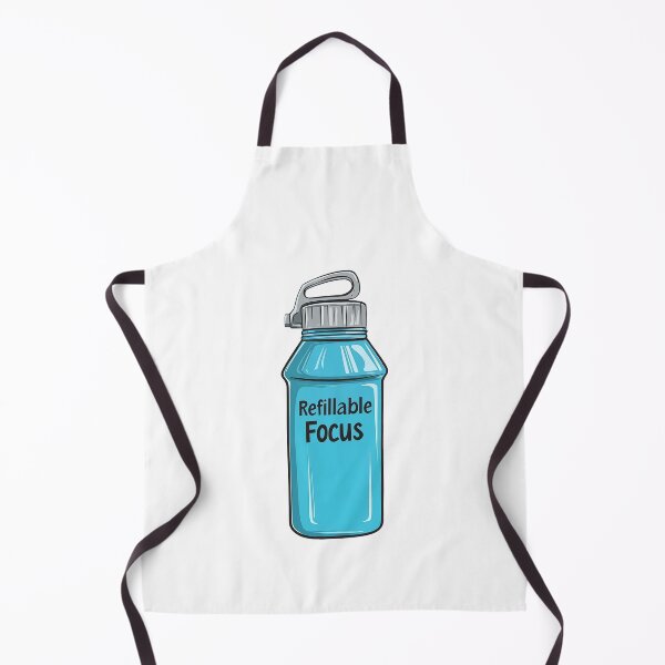 Item preview, Refillable Focus Water Bottle Image For Daily Mental Clarity designed and sold by FWLKIT.