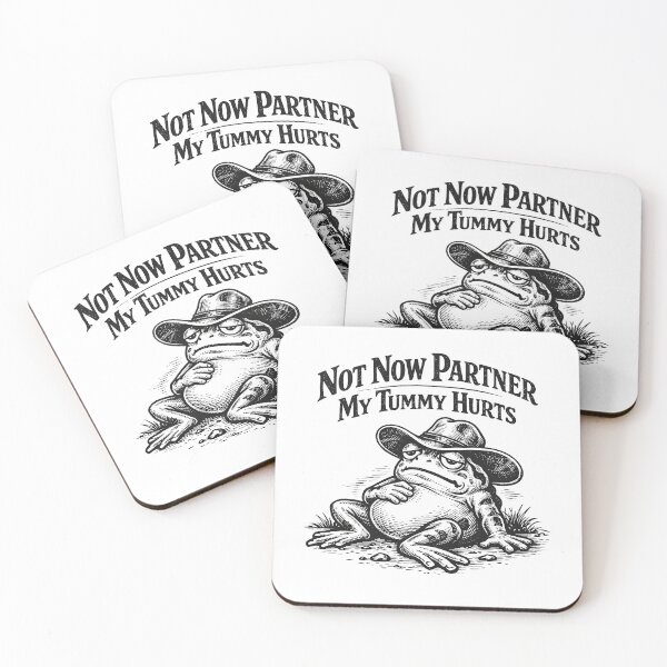Item preview, Not Now Partner My Tummy Hurts designed and sold by JODYSMORGAN.