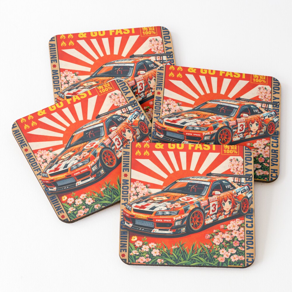 Item preview, Coasters (Set of 4) designed and sold by Toddlostproject.